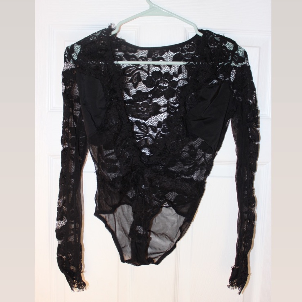 Black Lace Bodysuit
